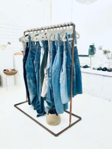 Custom Copper clothing rack designed by Northern Beaches plumber Olly