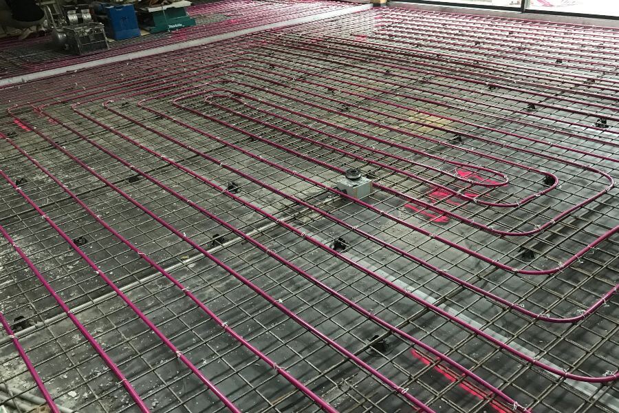 Underfloor heating install done in Coogee large renovation