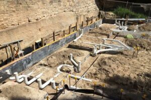 plumbing on new house build Whale Beach